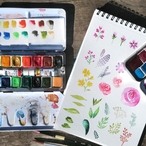 Akvarelové květiny pro začátečníky